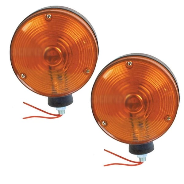 Aic Replacement Parts New Safety WARNING LIGHT PAIR 12 Volt Fits Ford New Holland Tractor Equipme ELJ50-0376_x2 - main